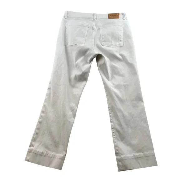Lauren Ralph Lauren Womens Jeans Size 8 Classic Straight Casual White Denim - Picture 2 of 16